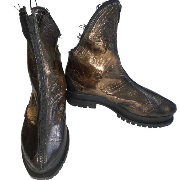 Papucei Broken Fairy Boot in Bronze Leather - NWOB - Women's Size 38 - Hand Made